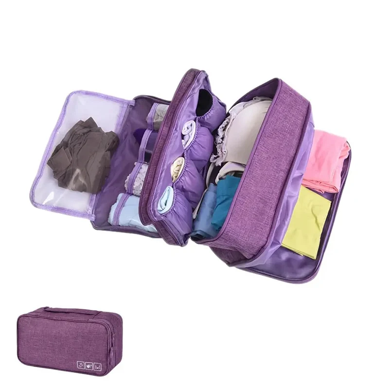 Pochette Sous-Vêtements Voyage | Nylon Compact avec Poignée