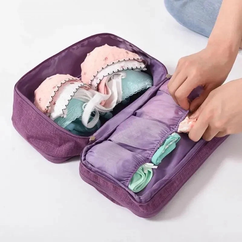Pochette Sous-Vêtements Voyage | Nylon Compact avec Poignée