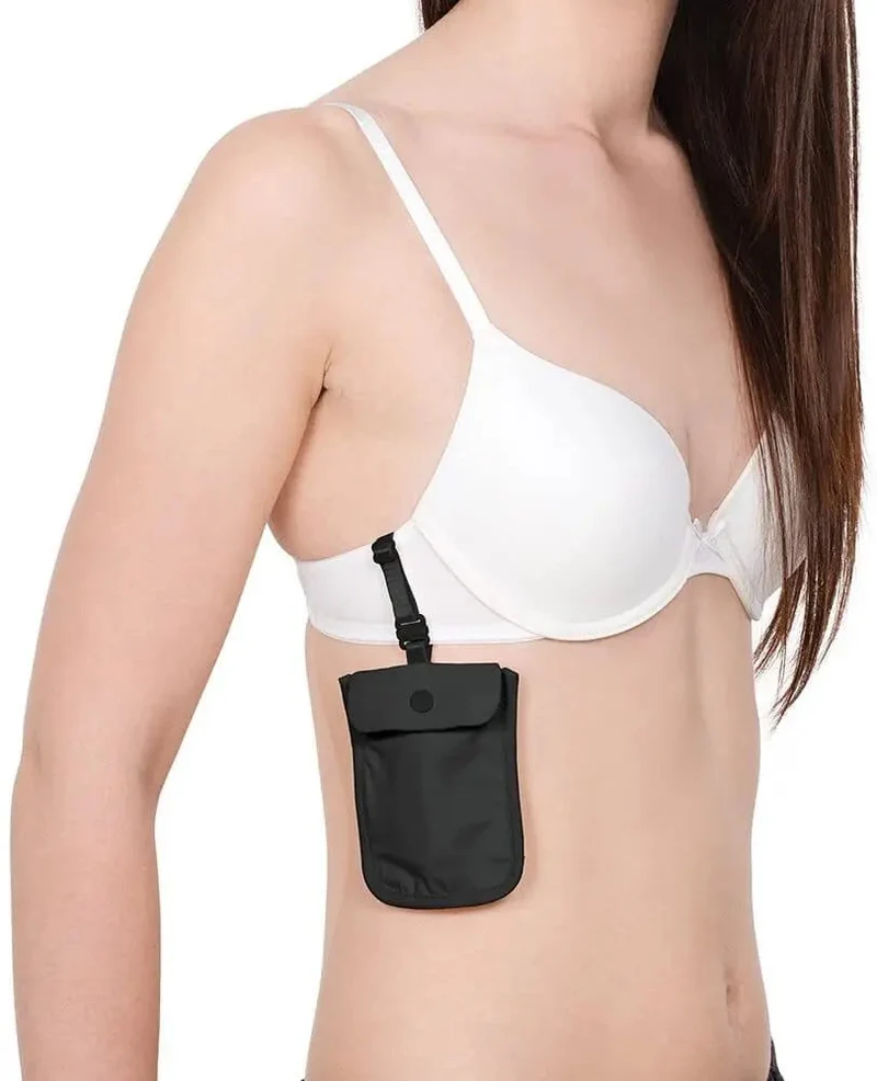 Pochette Secrète Soutien-Gorge Femme | Discrétion Voyage Assurée
