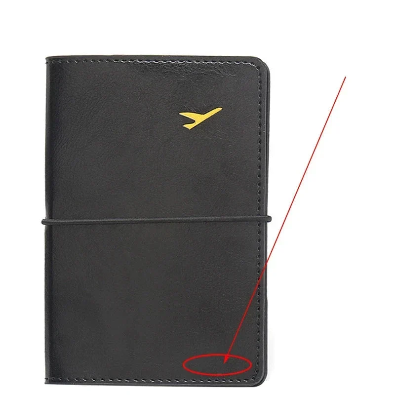 Pochette Passeport Personnalisée | Initiales en Lettres Dorées