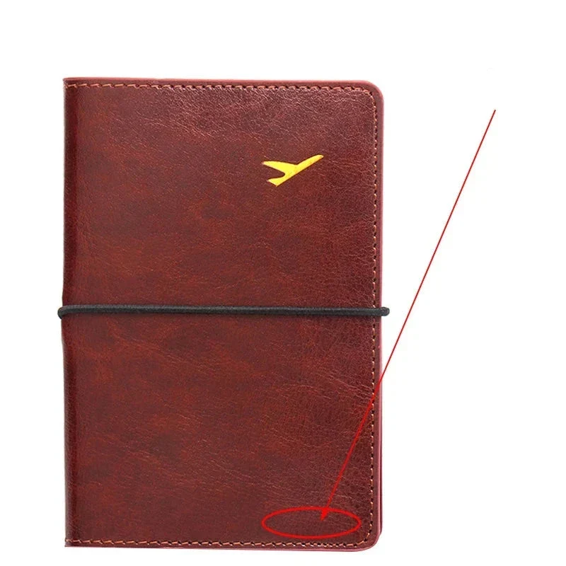 Pochette Passeport Personnalisée | Initiales en Lettres Dorées