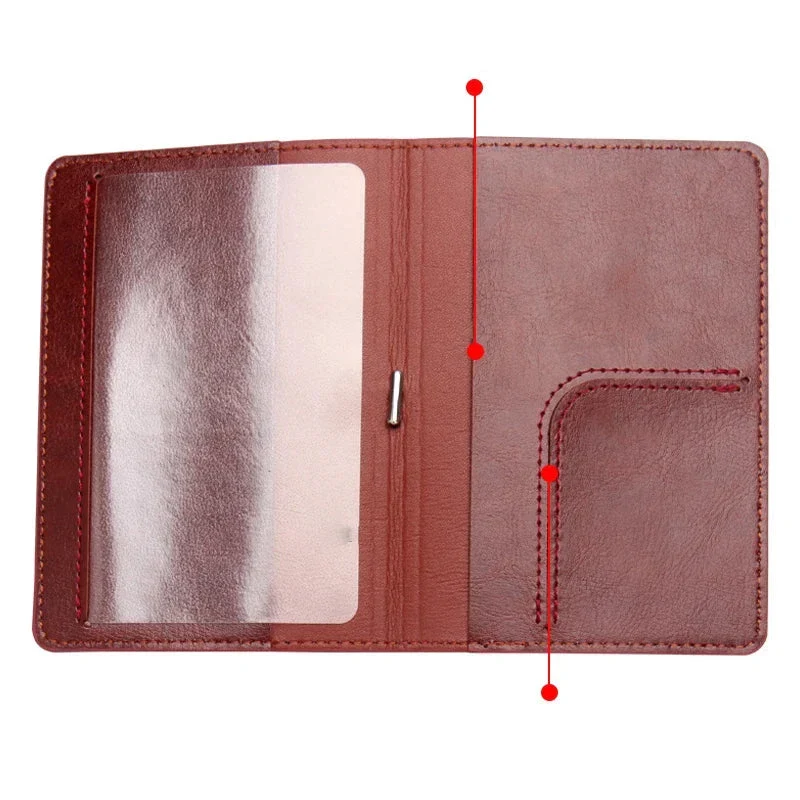 Pochette Passeport Personnalisée | Initiales en Lettres Dorées