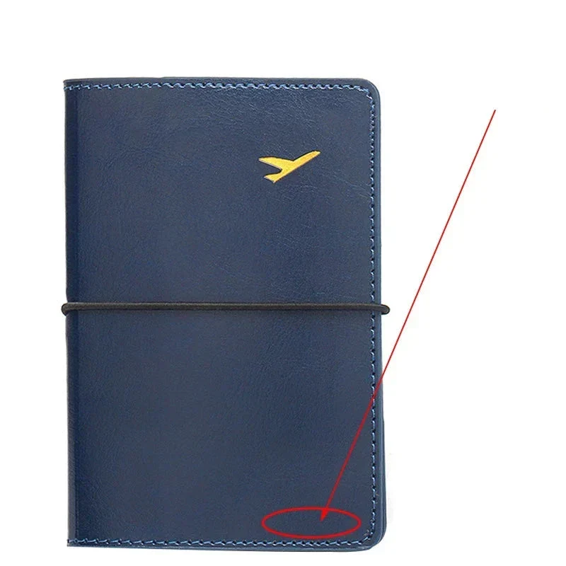 Pochette Passeport Personnalisée | Initiales en Lettres Dorées