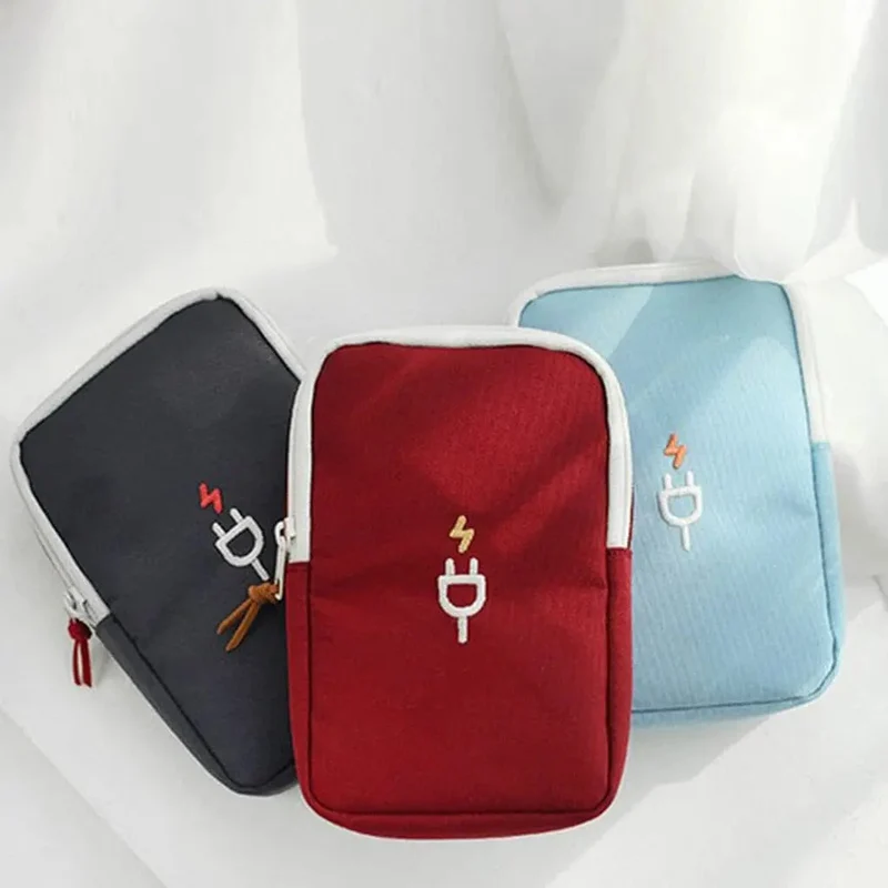 Pochette de Rangement Câbles | Tissu Oxford Voyage