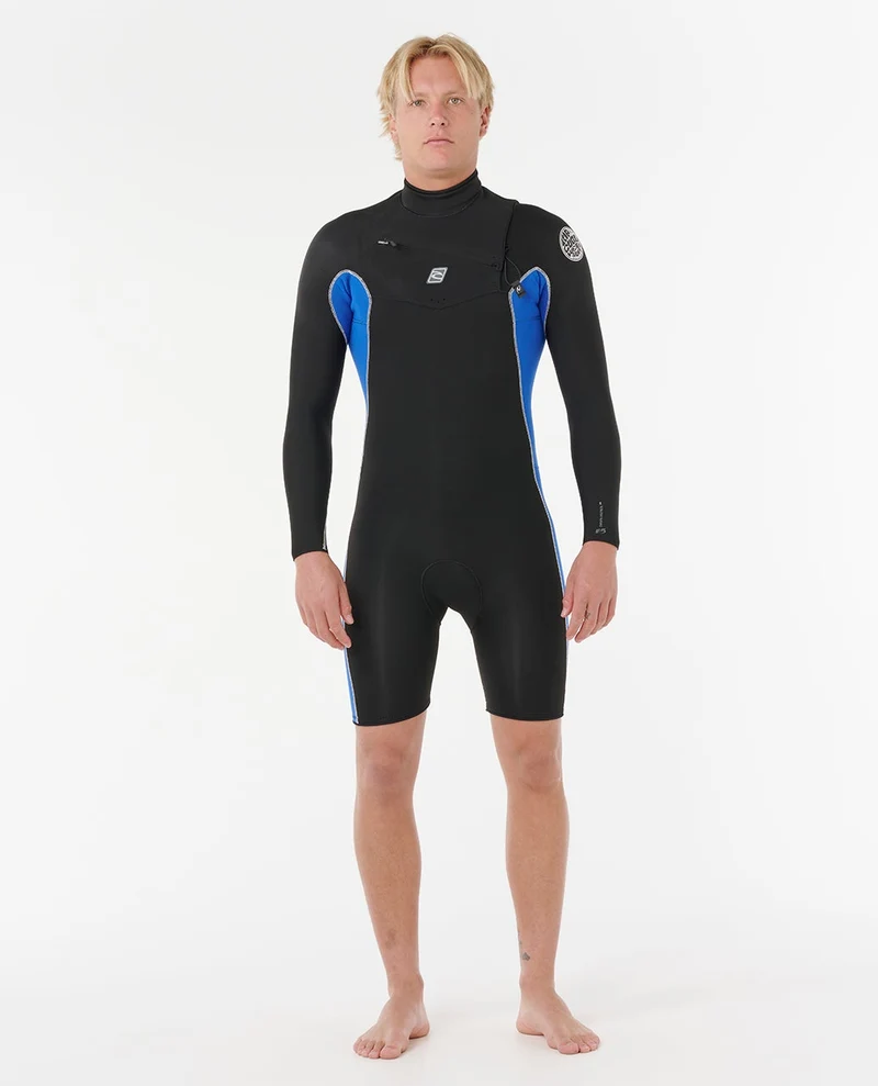 Mens Dawn Patrol 2/2 Long Sleeve Chest Zip Springsuit
