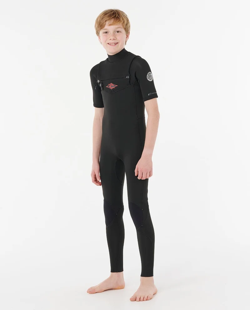 Kids Dawn Patrol Short 2/2 Sleeve Chest Zip Wetsuit