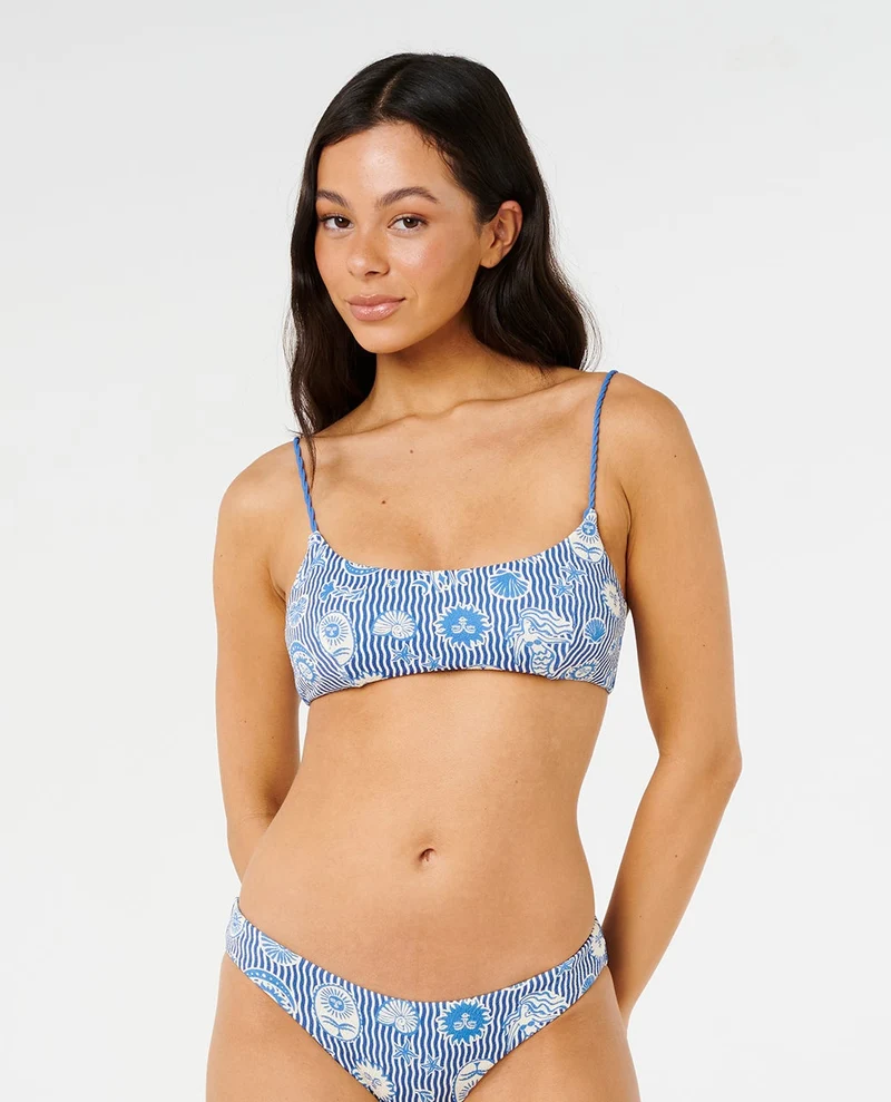 Catalina Waves Bralette Bikini Top