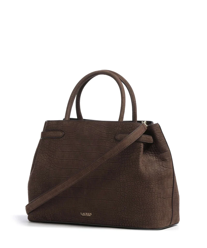 Lauren Ralph Lauren Blaike Large Sac à main chestnut brown