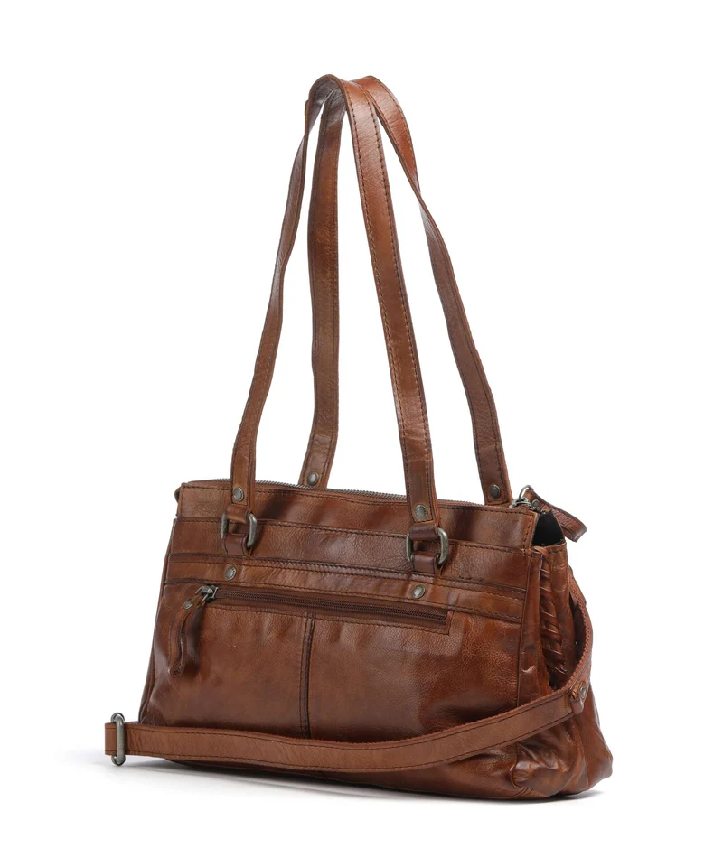 Spikes & Sparrow Apache Christabelle Sac porté épaule brandy