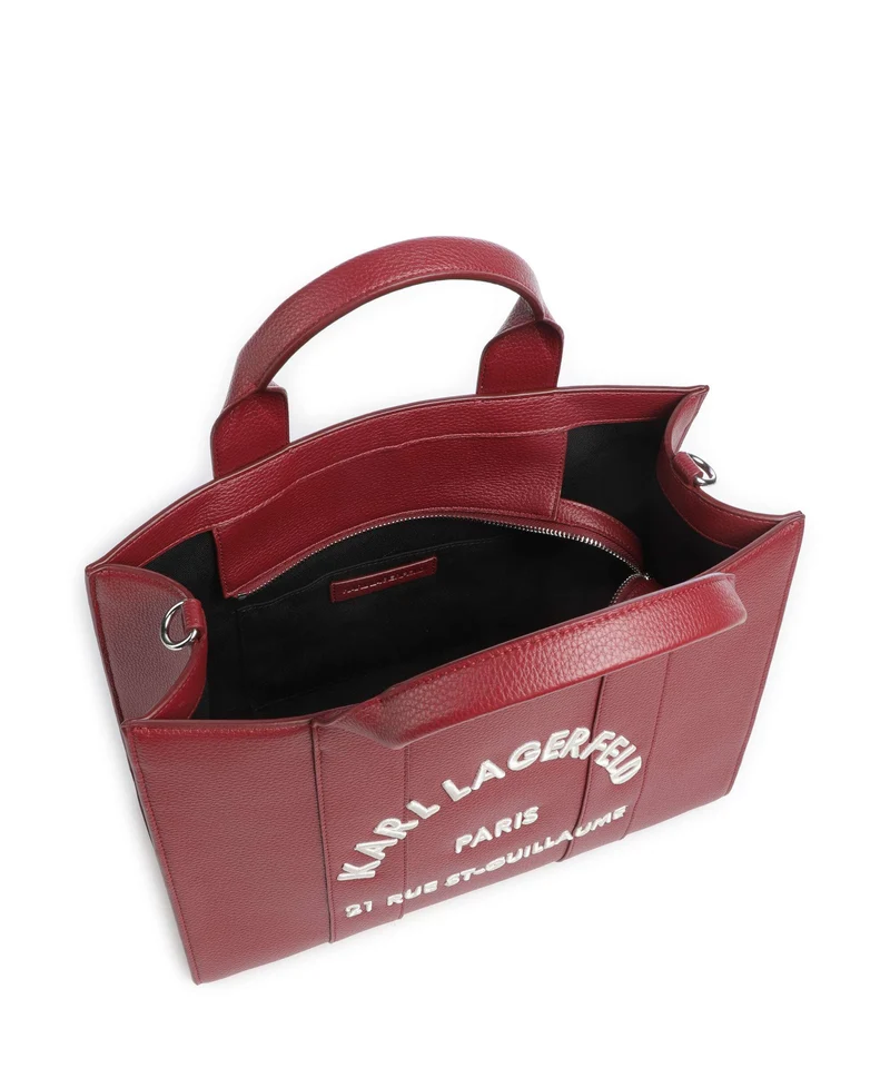 Karl Lagerfeld K/Rue St Guillaume Medium Sac à main dark cherry