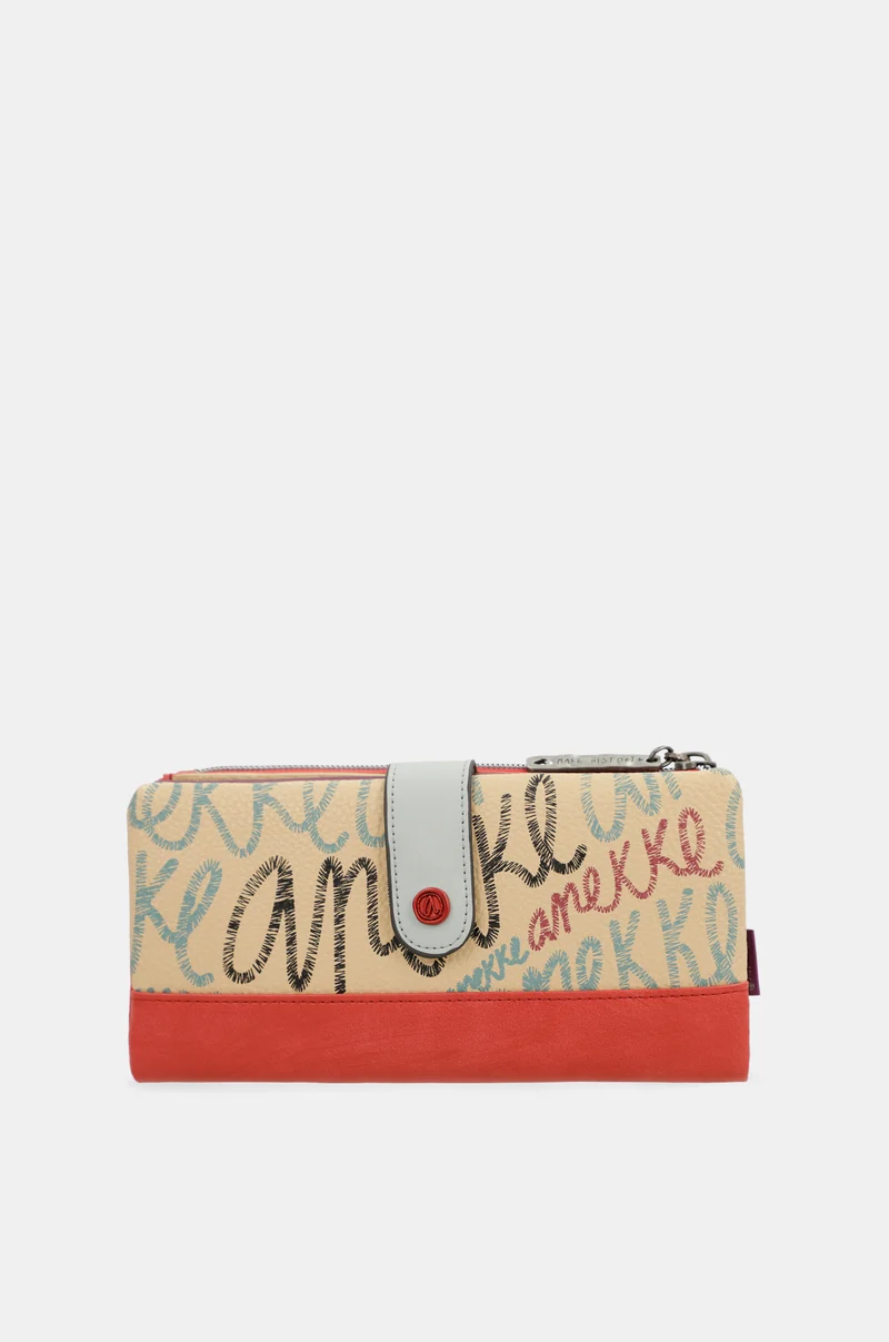 Portefeuille RFID souple grand format Fashion