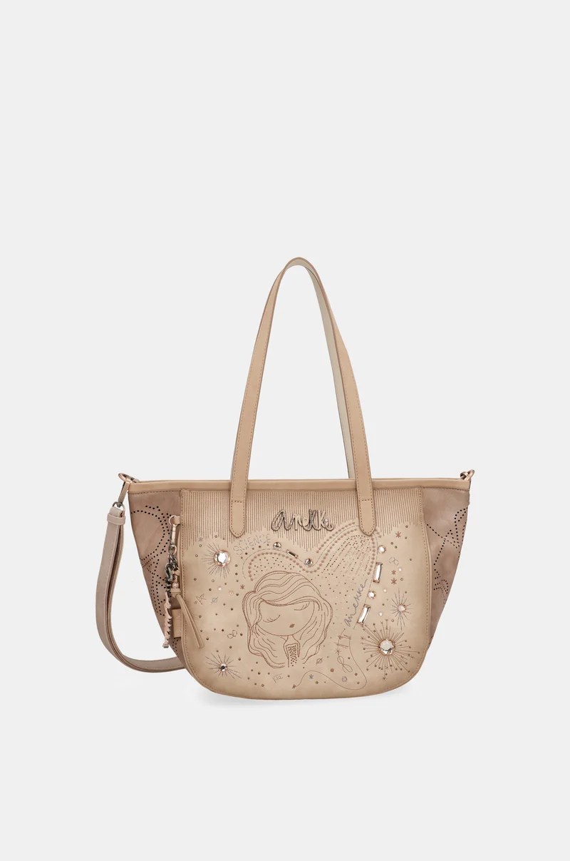 Sac shopper grand format nude Studio