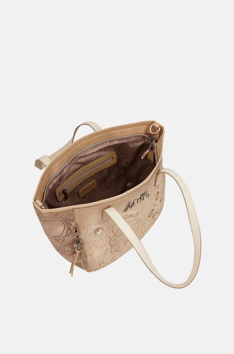 Sac shopper grand format nude Studio