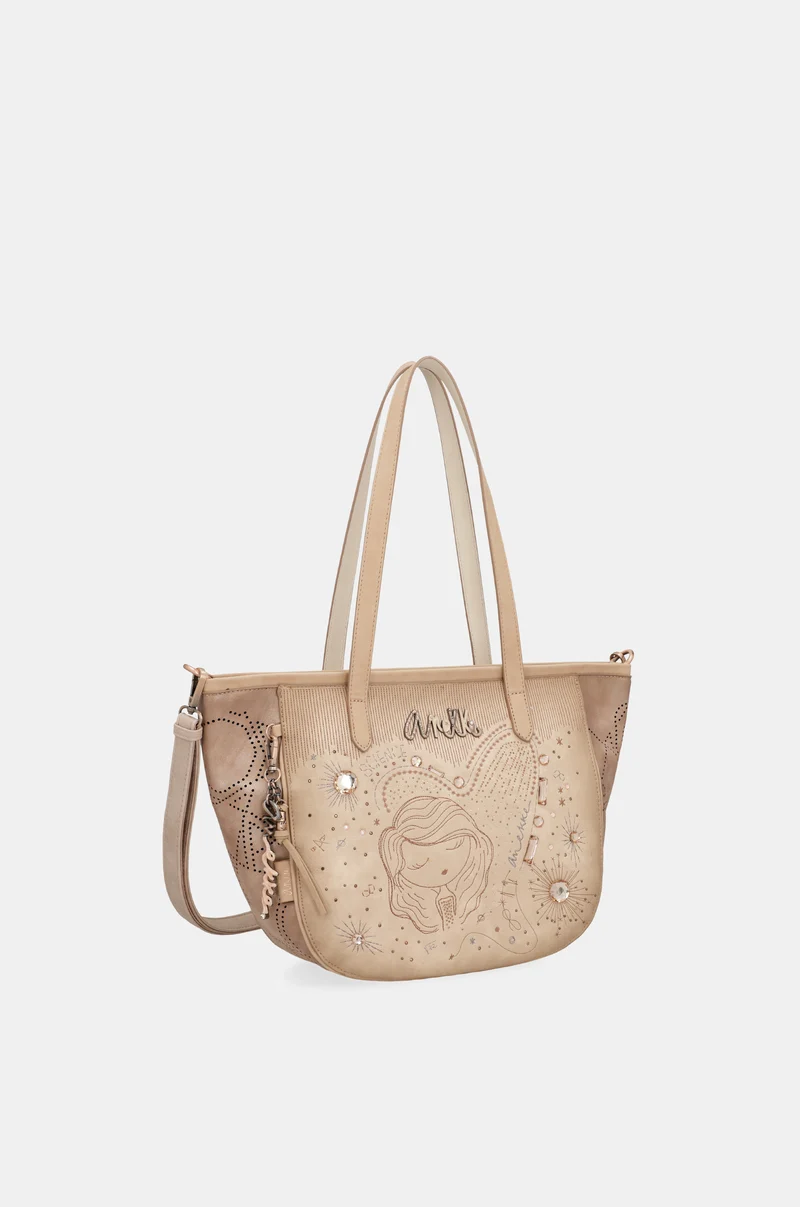 Sac shopper grand format nude Studio