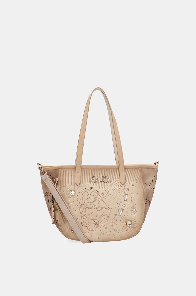 Sac shopper grand format nude Studio