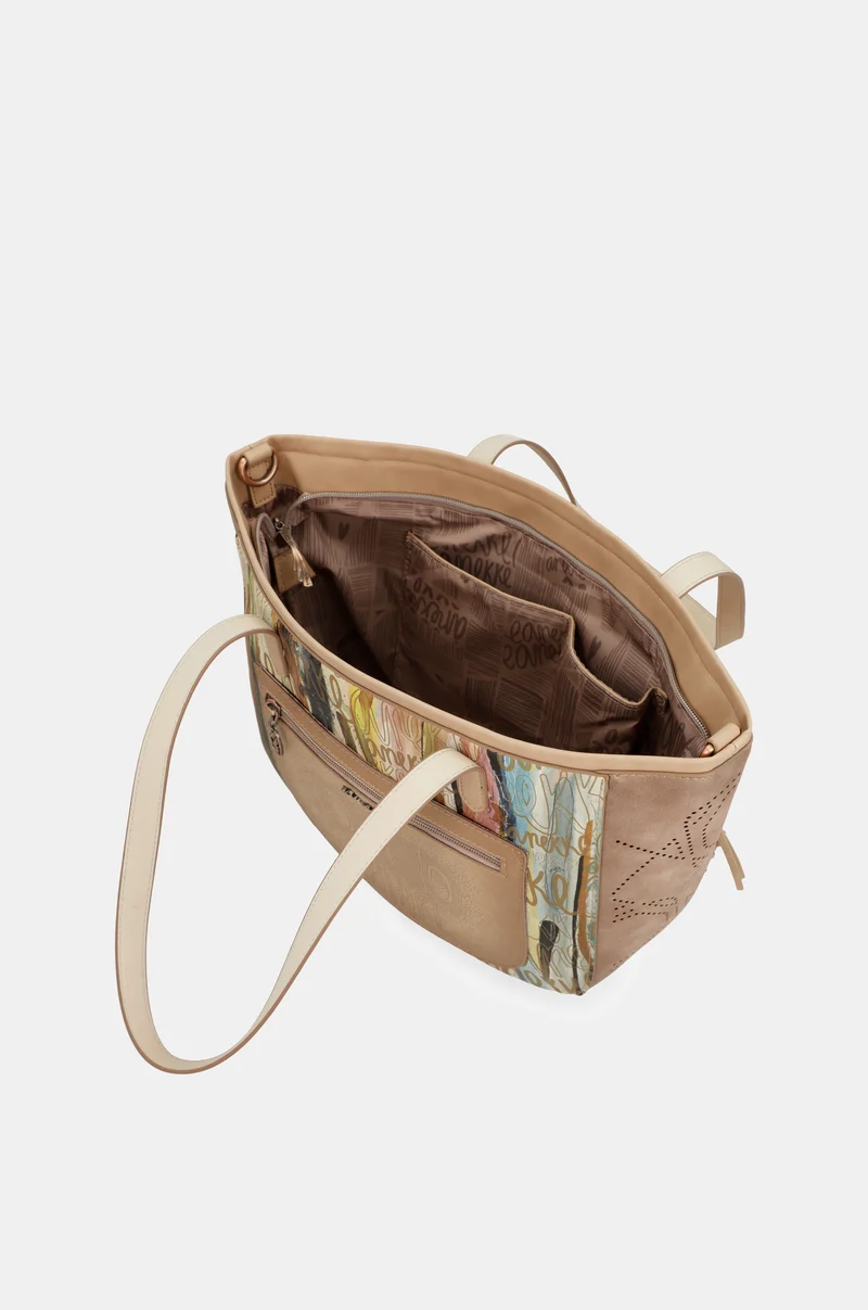 Sac shopper grand format nude Studio
