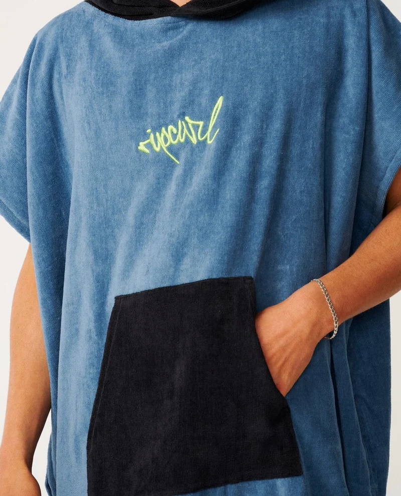 Logo Hooded Towel Poncho