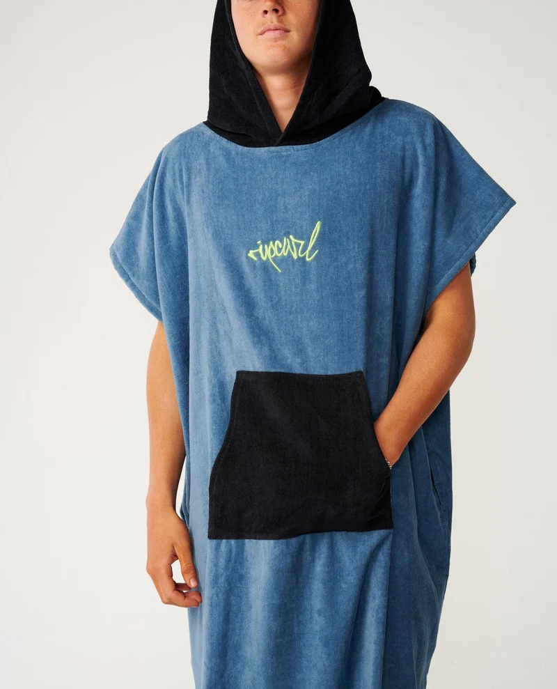 Logo Hooded Towel Poncho