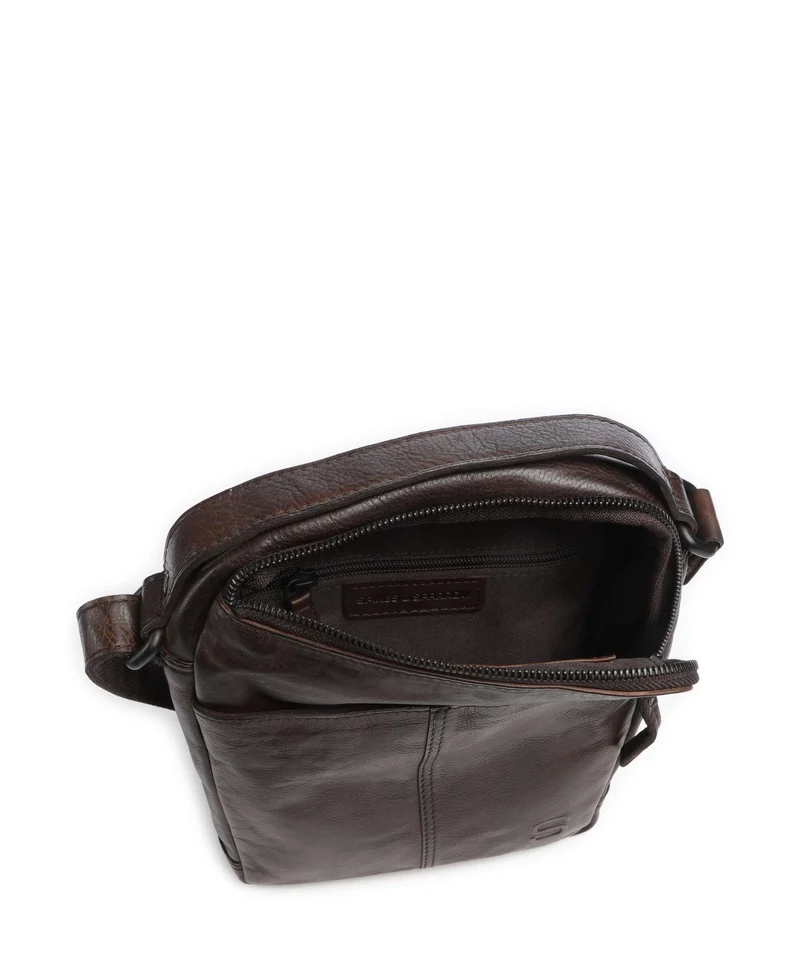Spikes & Sparrow Apache Moses Sac bandoulière dark brown