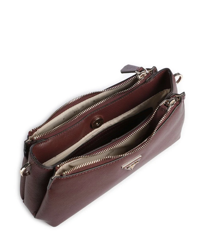 Guess Noelle II Sac porté épaule burgundy