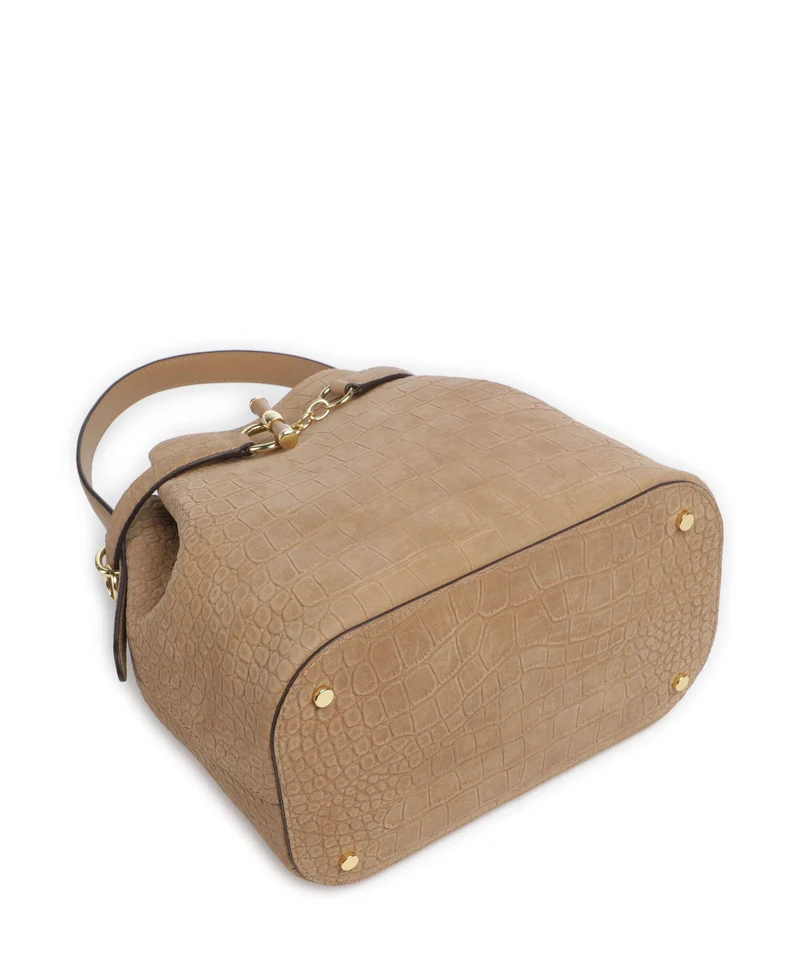 Lauren Ralph Lauren Blaike Medium Sac seau camel