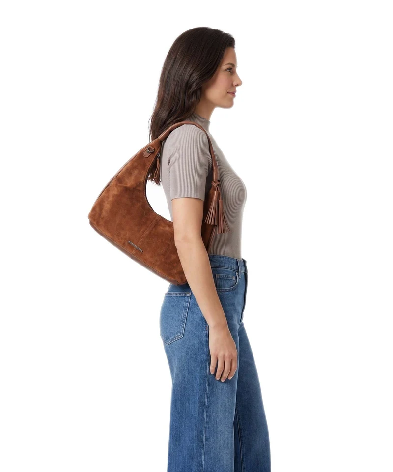 Spikes & Sparrow Suede Mix Gwyn Sac fourre-tout mocca