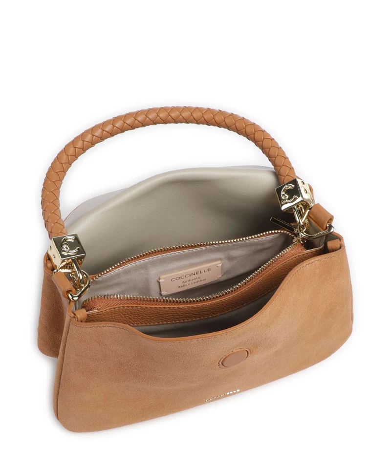 Coccinelle Tiggy Suede Sac porté épaule robin