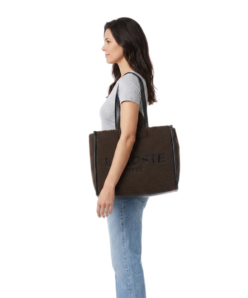 Lacoste Heritage Cabas brown/noir