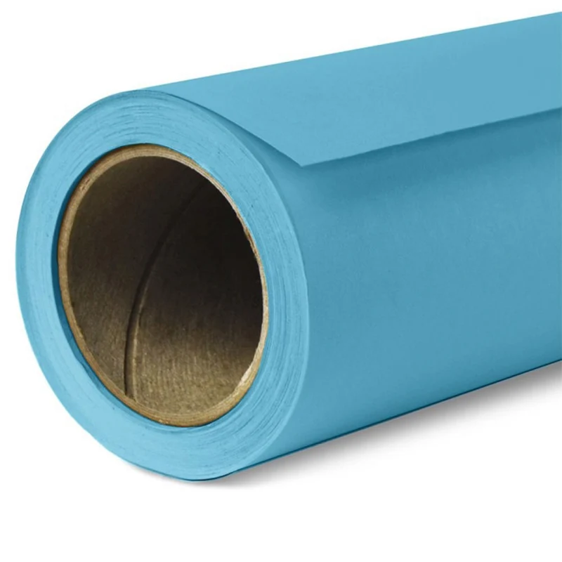 Rouleau de papier 86po x 36pi Bleu Véritable