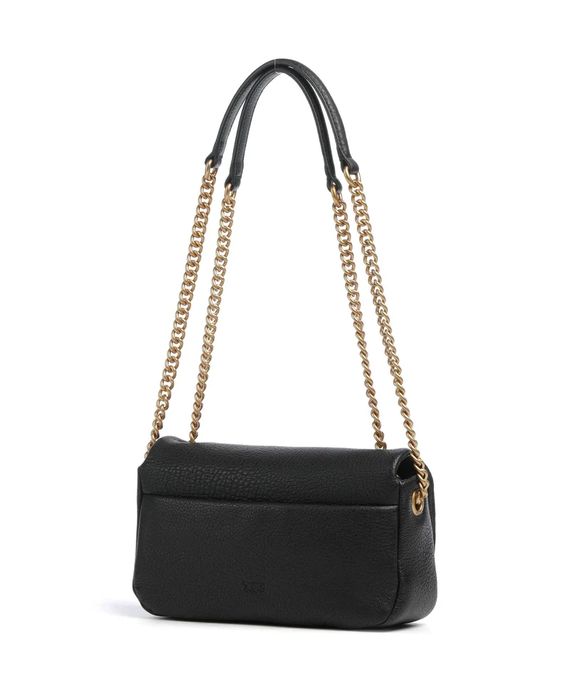 Pinko Click Soft Horizontal Chain Sac porté épaule nero/antique gold