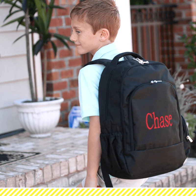 Black Backpack - Personalized