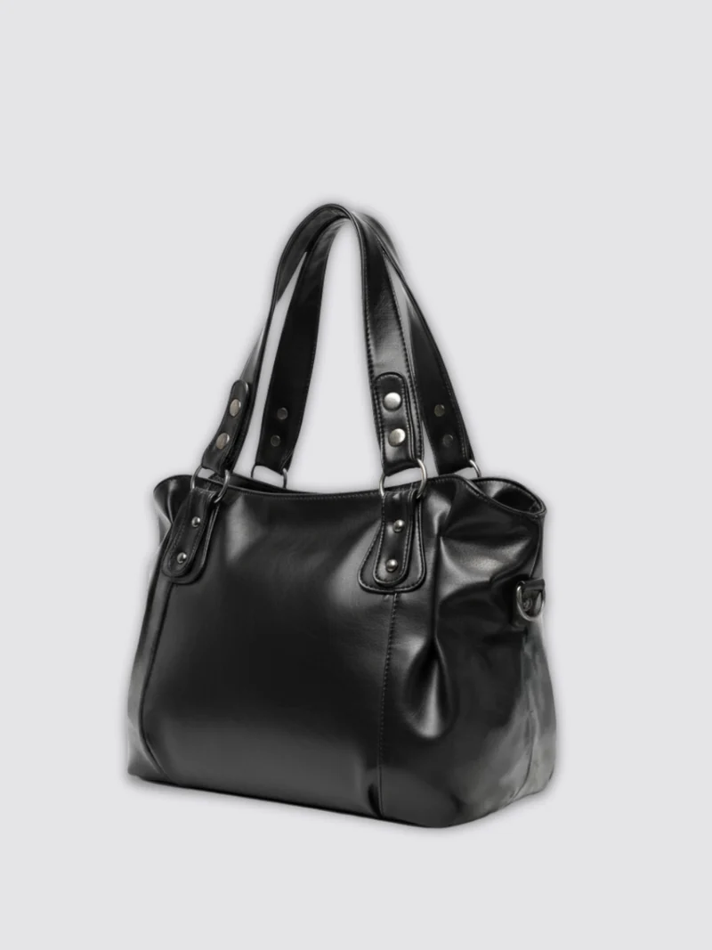 Sac en cuir Angelina - Noir