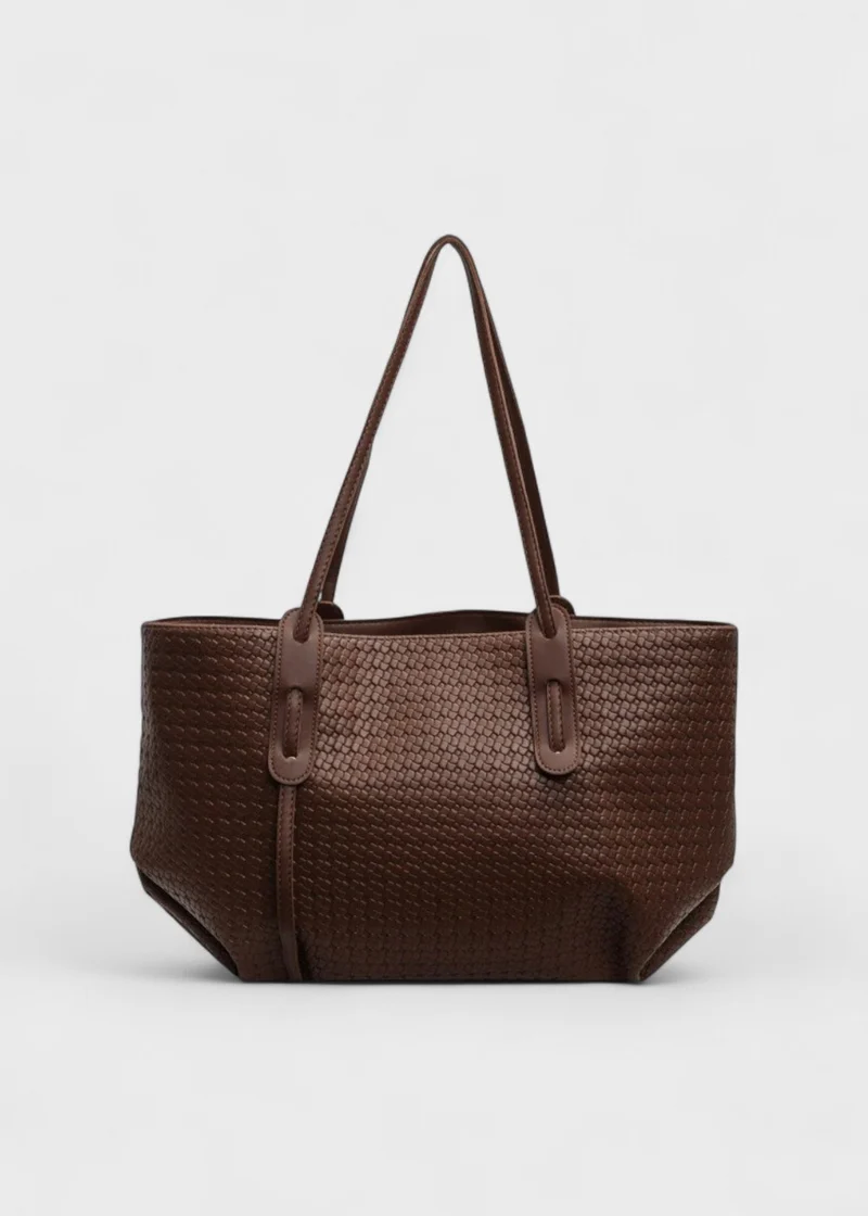 Sac fourre-tout tissé Vicky