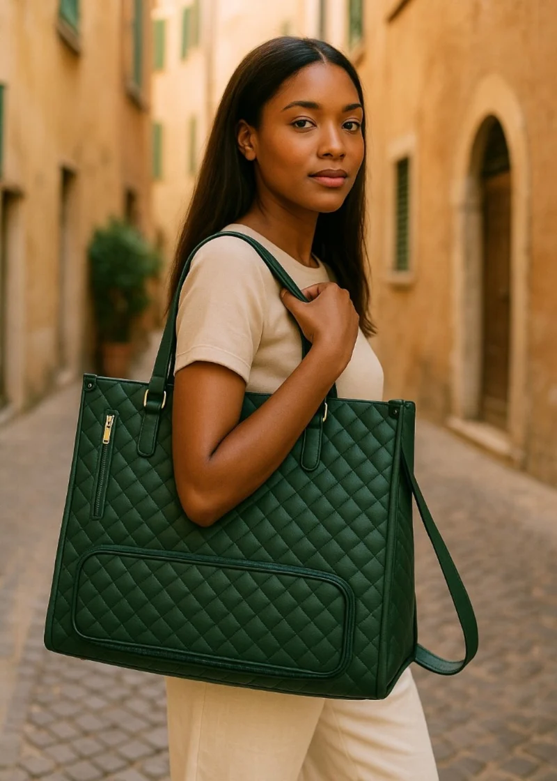 Sac fourre-tout matelassé 3-en-1
