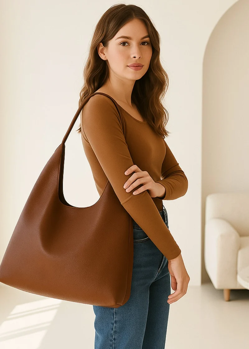 Sac en cuir Felicia avec une pochette gratuite