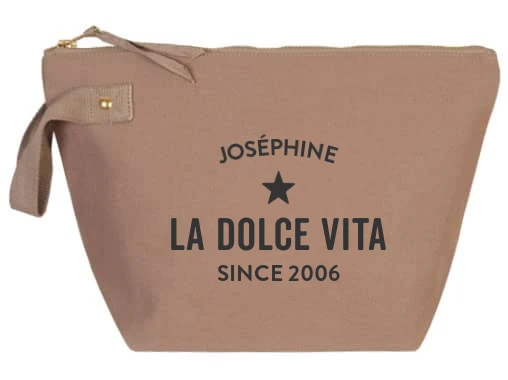 Trousse de toilette personnalisable