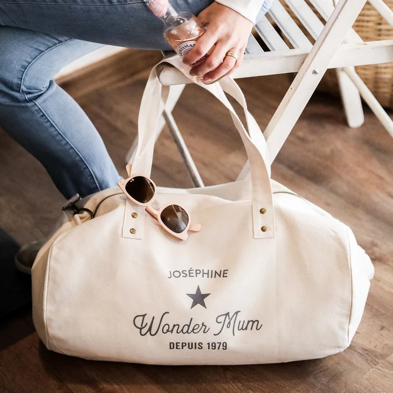 Sac Polochon Personnalisable Trendy