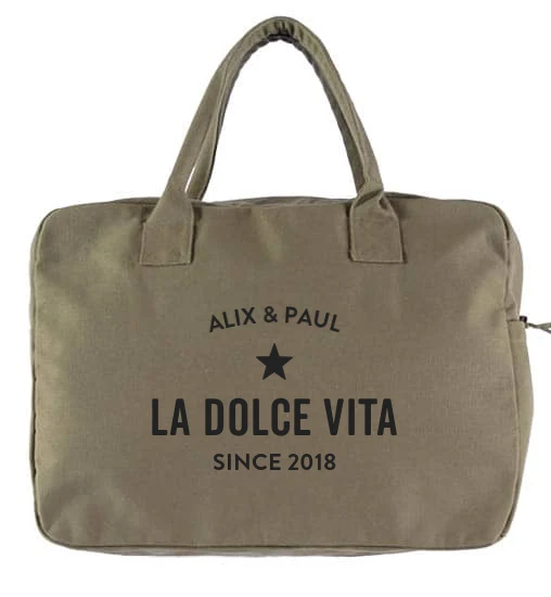 Sac week-end personnalisable Trendy