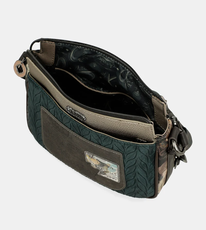 Sac bandoulière 3 compartiments moyen Real