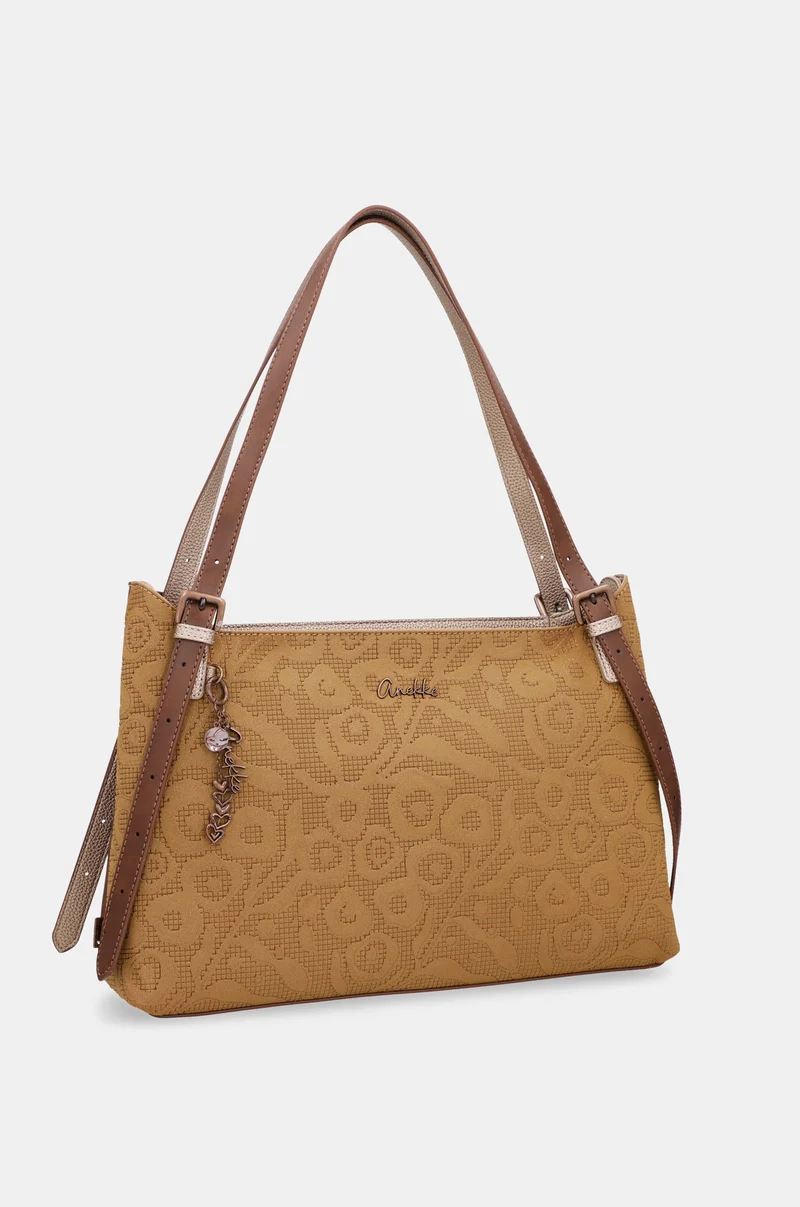 Sac porté épaule Camel