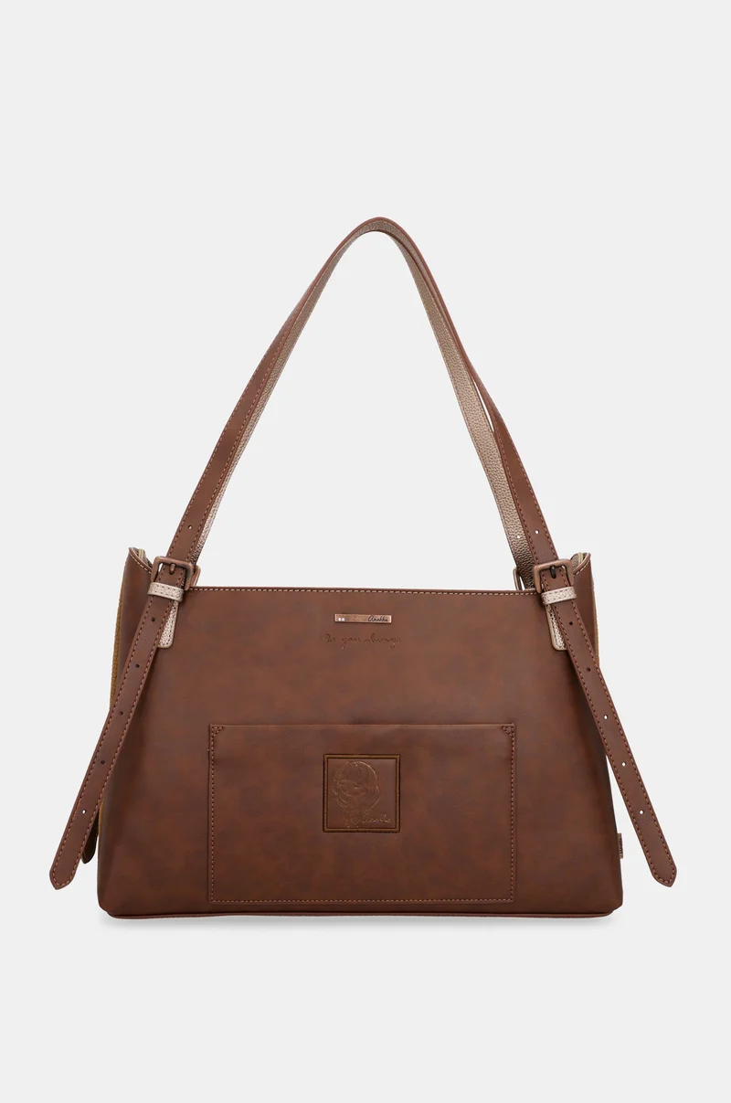 Sac porté épaule Camel