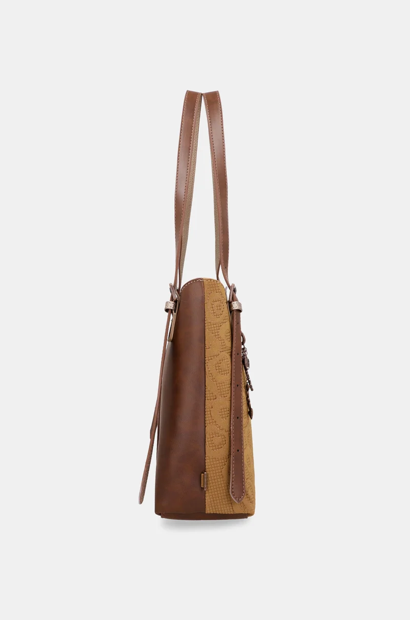 Sac porté épaule Camel