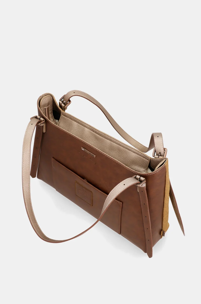 Sac porté épaule Camel