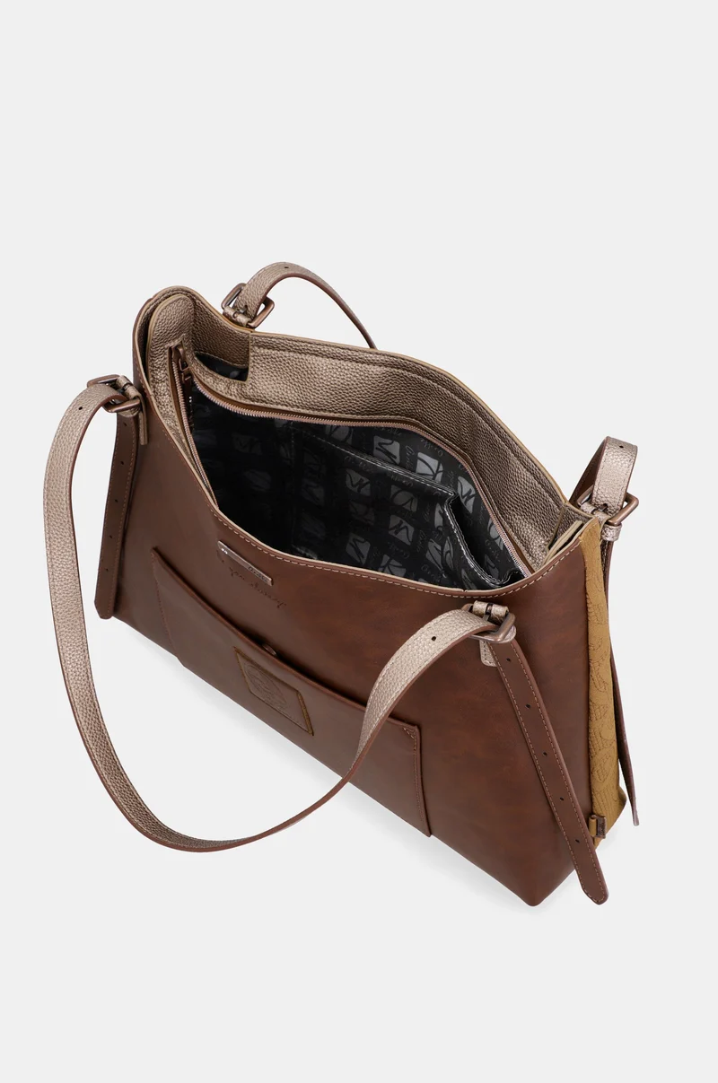 Sac porté épaule Camel