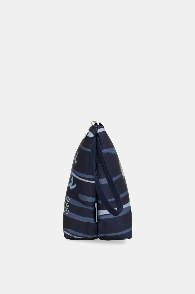 Grand sac de plage bleu profond
