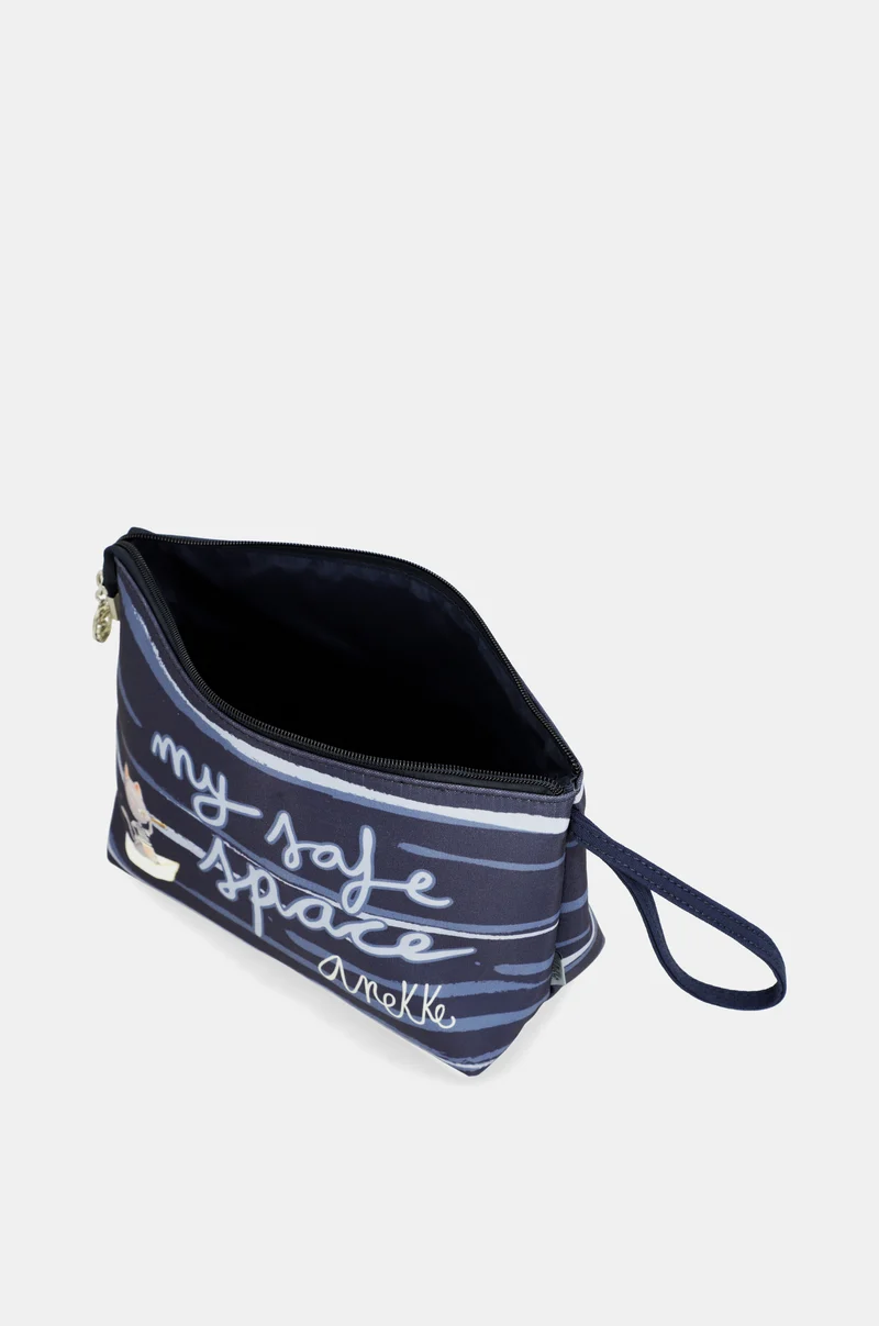 Grand sac de plage bleu profond