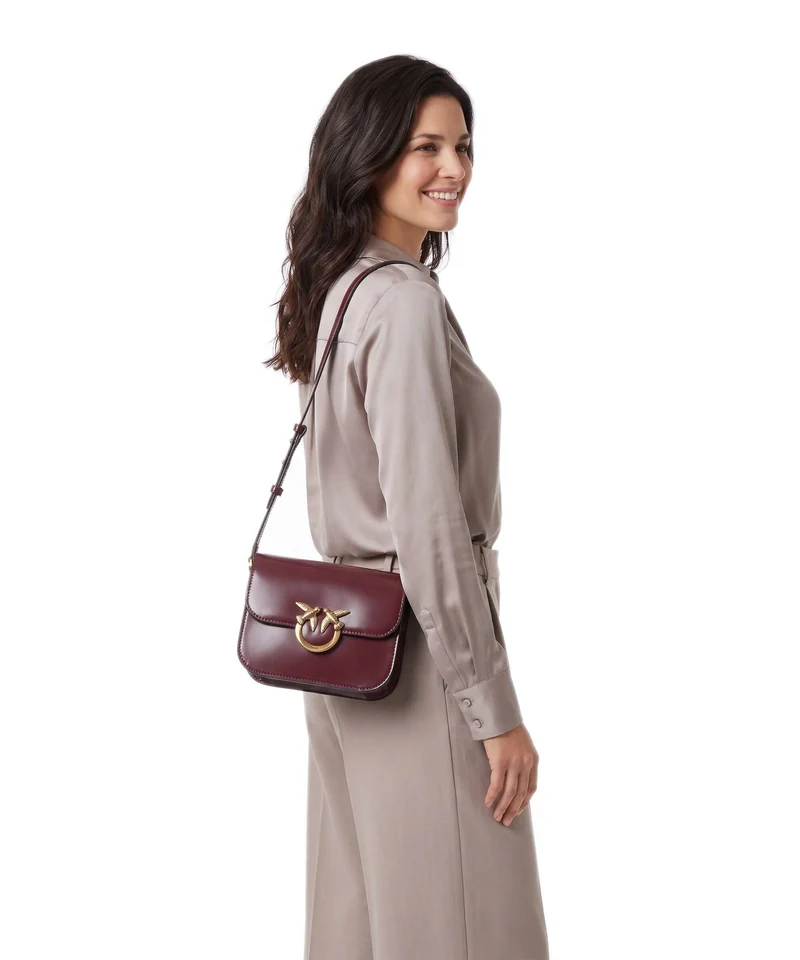 Pinko Love Box Mini Sac bandoulière ribes intenso/antique gold