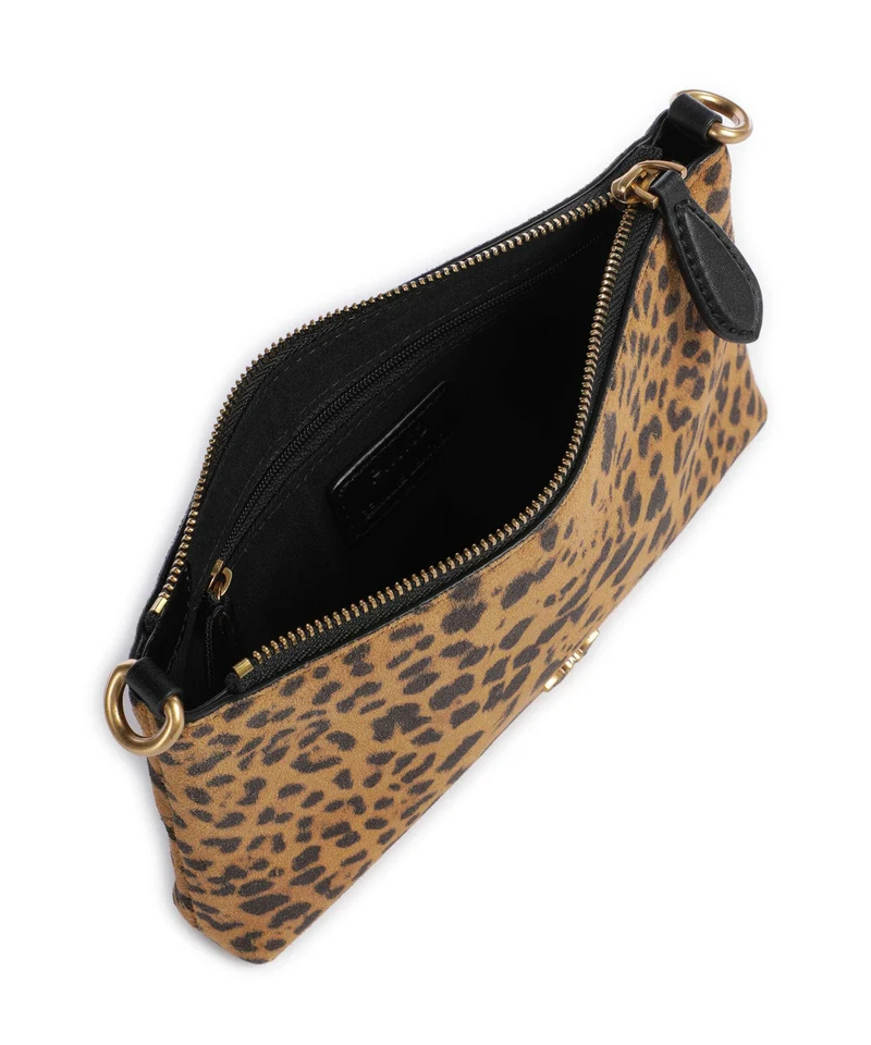 Pinko Flat Horizontal Mini Sac bandoulière maculato/marrone/antique gold