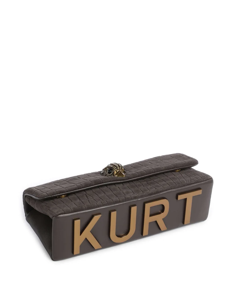 Kurt Geiger Kensington Sac porté épaule dark brown