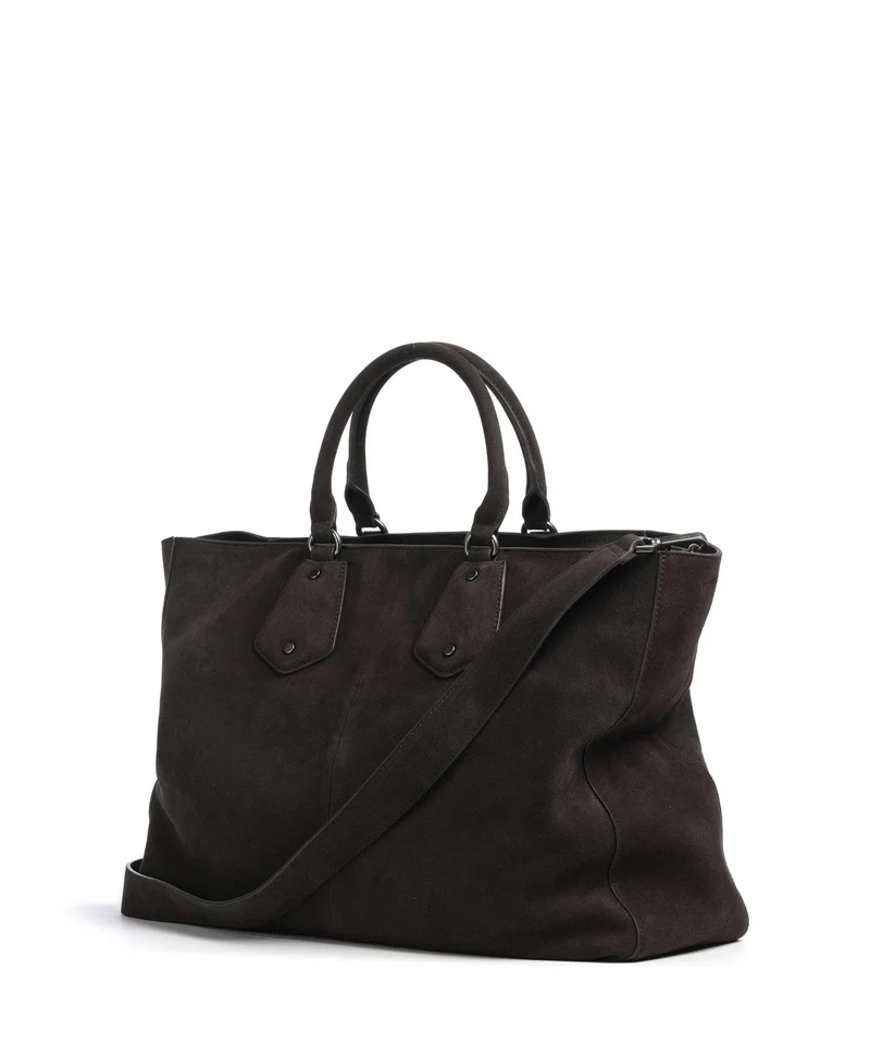 Liebeskind Cora Hydro Suede L Sac à main deep soil